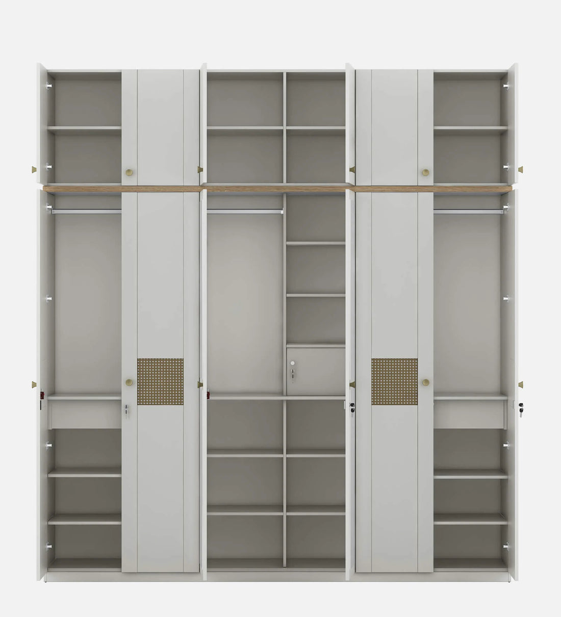 The Lilian Grand 6-Door Wardrobe with Integrated Loft