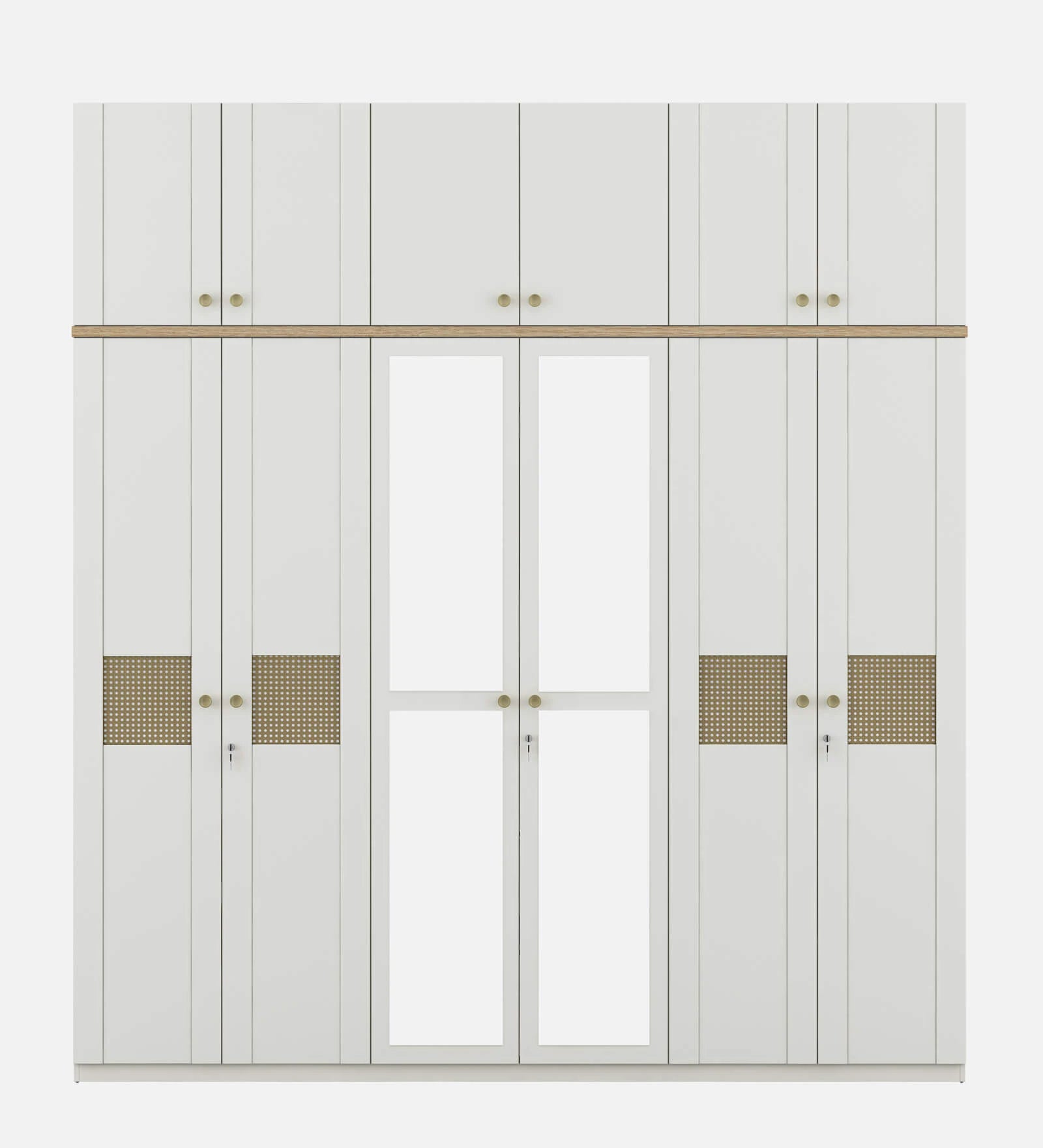 The Lilian Grand 6-Door Wardrobe with Integrated Loft