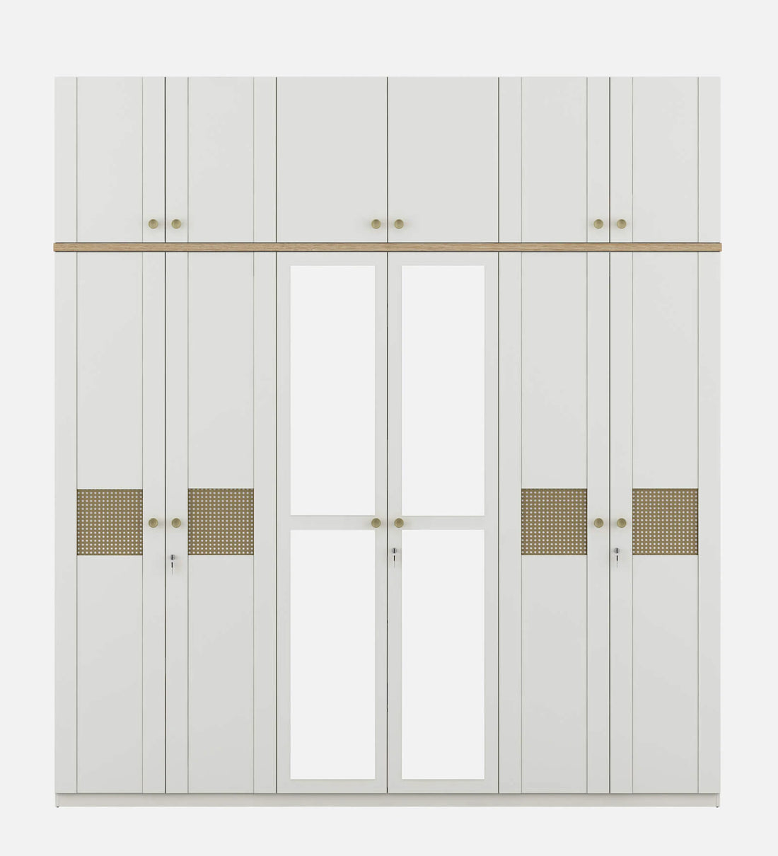 The Lilian Grand 6-Door Wardrobe with Integrated Loft